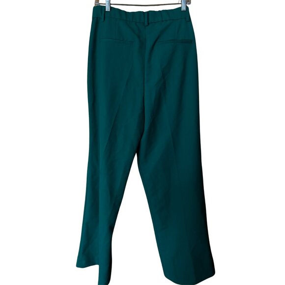 H&M Forest Green High-Waisted Trousers - Picture 3 of 3